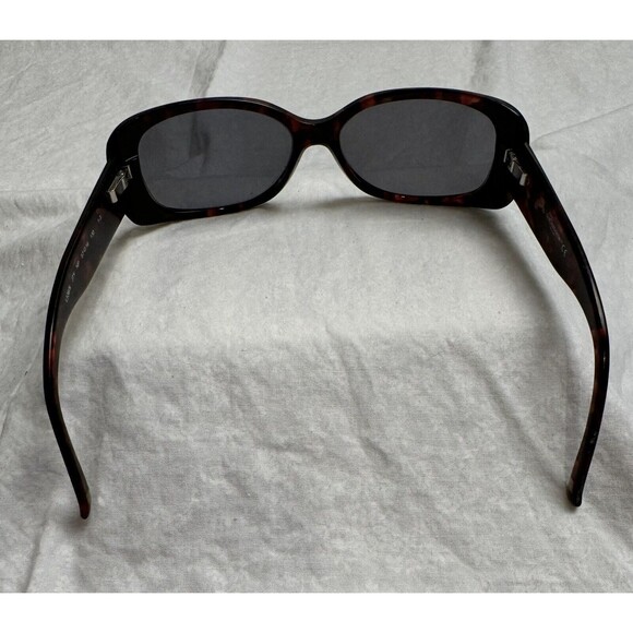 LIZ CLAIBORNE Sunglasses L536/S Polished Black Wrap 57-16-130 FRAMES ONLY - Picture 6 of 13